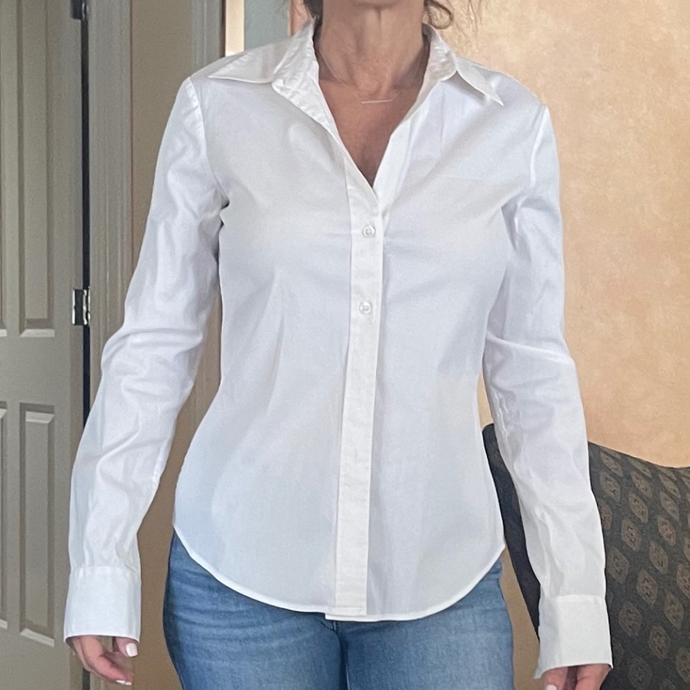 Theory Button down, Size Small